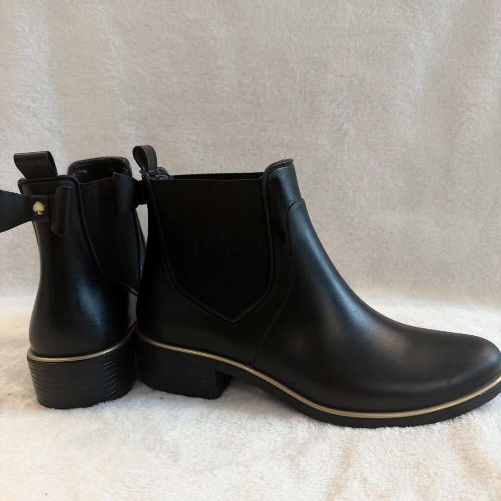 Kate Spade Sedgewick Ankle Bow Rain Boots Discontinued Women’s Size 7